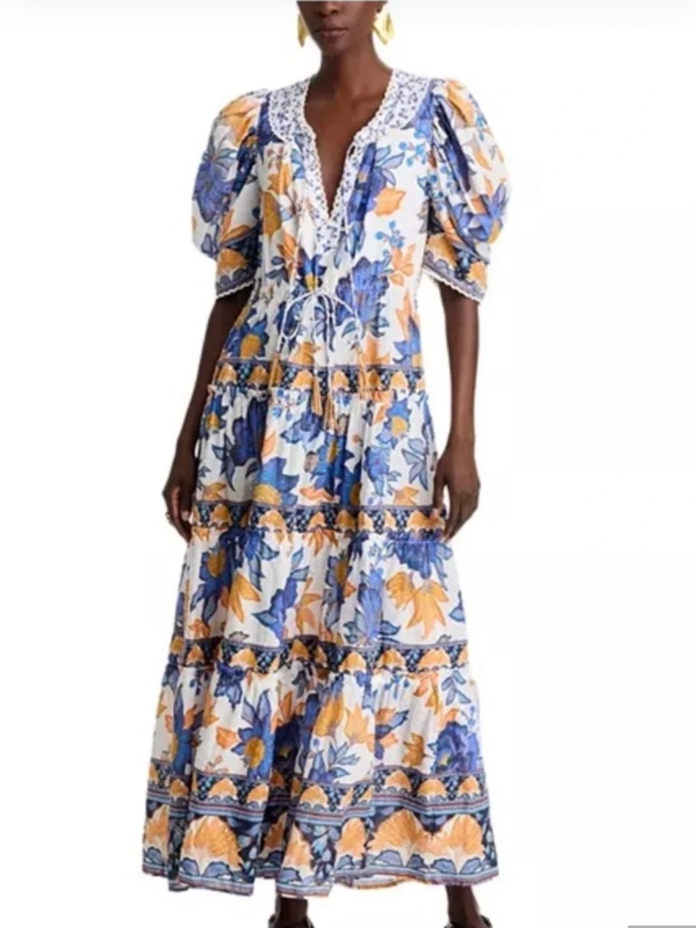 Farm Rio Summer Flowers Maxi Dress